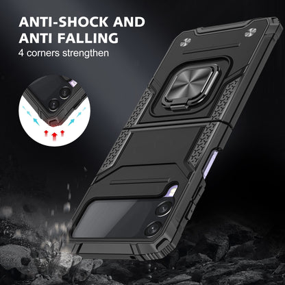 Shockproof Armor Case Stand for Samsung Galaxy Z Flip Series