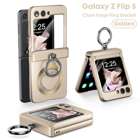 Magnetic Wireless Charging Case with Bracket For Samsung Galaxy Z Flip Series