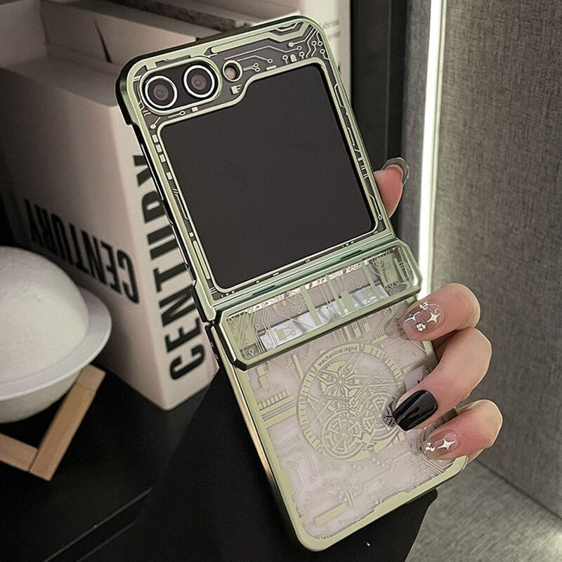 Circuit Pattern Case For Samsung Z Flip sERIES