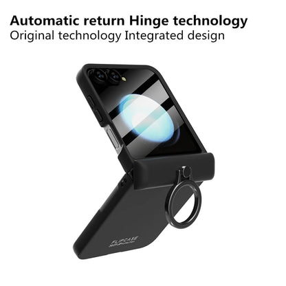 Shockproof Case with Hinge Protection & Ring Stand for Samsung Galaxy Z Flip 7 & 6