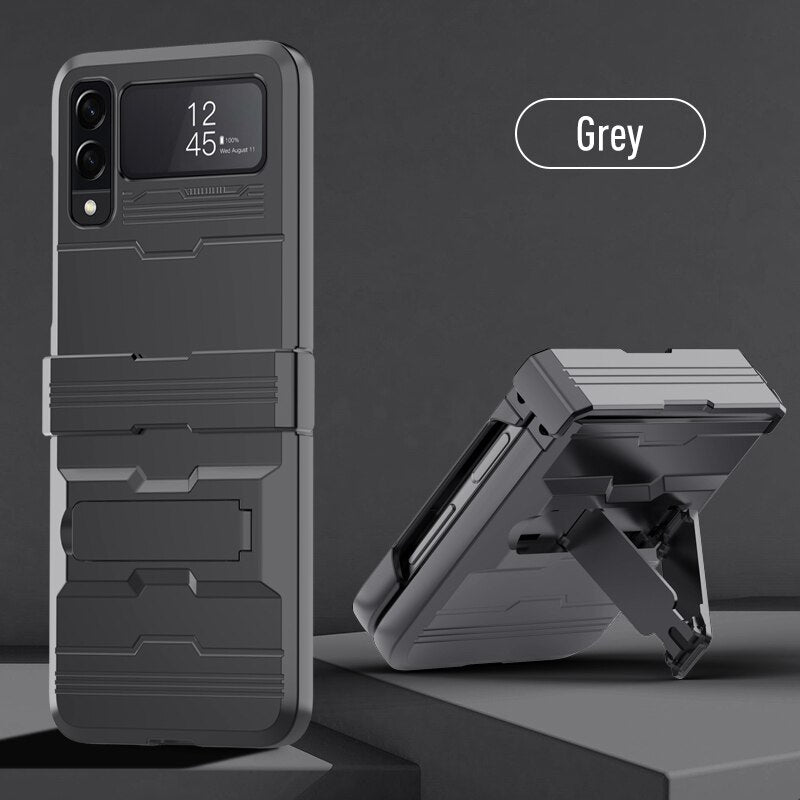 Shockproof Armor Case with Bracket Stand for Samsung Galaxy Z Flip Series