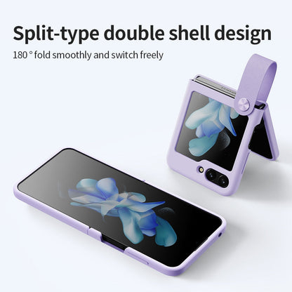 Liquid Silicone Case with Strap For Samsung Galaxy Z Flip Series
