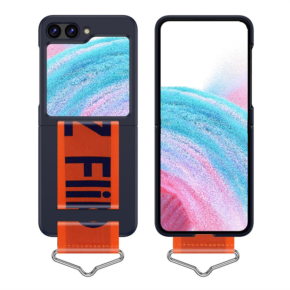 Luxury Fashion Color Finger Ring Case For Samsung Galaxy Z Flip