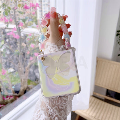 Cute Butterfly Bracelet Phone Stand Case For Samsung Galaxy Z Flip