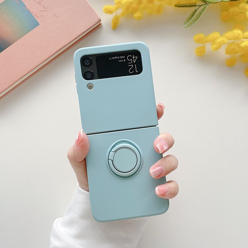 Case with Magnetic Ring Holder for Samsung Galaxy Z Flip Series