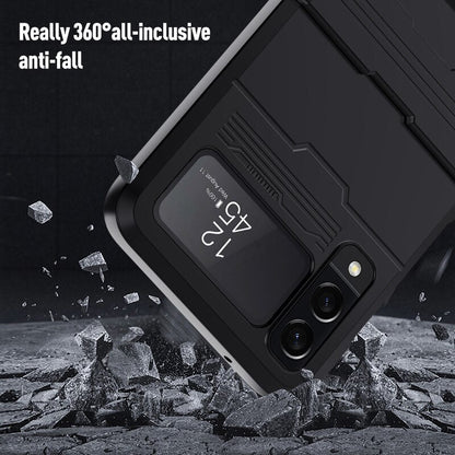 Shockproof Armor Case with Bracket Stand for Samsung Galaxy Z Flip Series