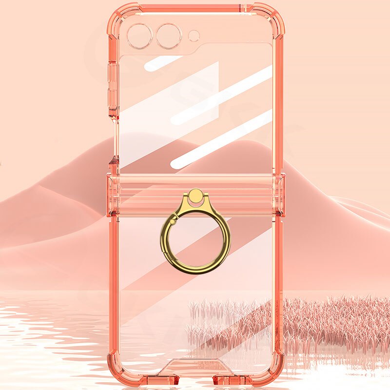 Luxury Hard Case With Ring for Samsung Galaxy Z Flip