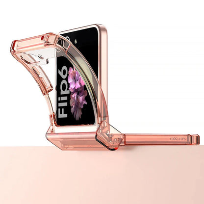 Transparent Case with Hinge Protection For Samsung Galaxy Z Flip