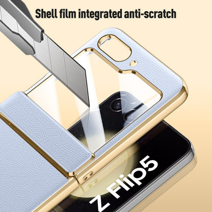 Leather Case with Hinge Protection for Samsung Galaxy Z Flip