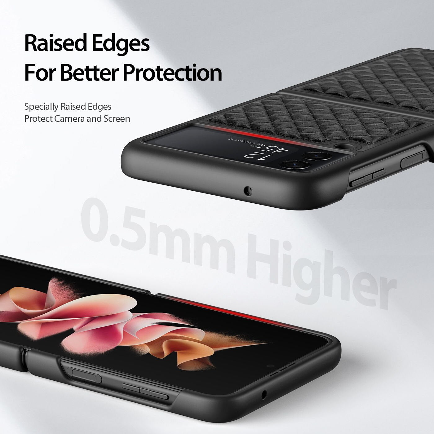 Premium Leather Case For Samsung Galaxy Z Flip Series