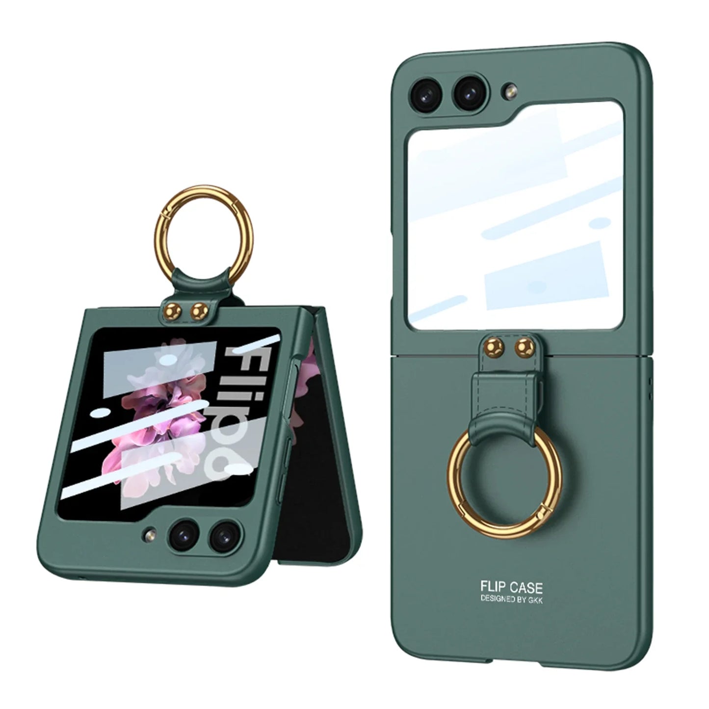 Ultra Thin Case with Ring Holder for Samsung Galaxy Z Flip 7 & 6