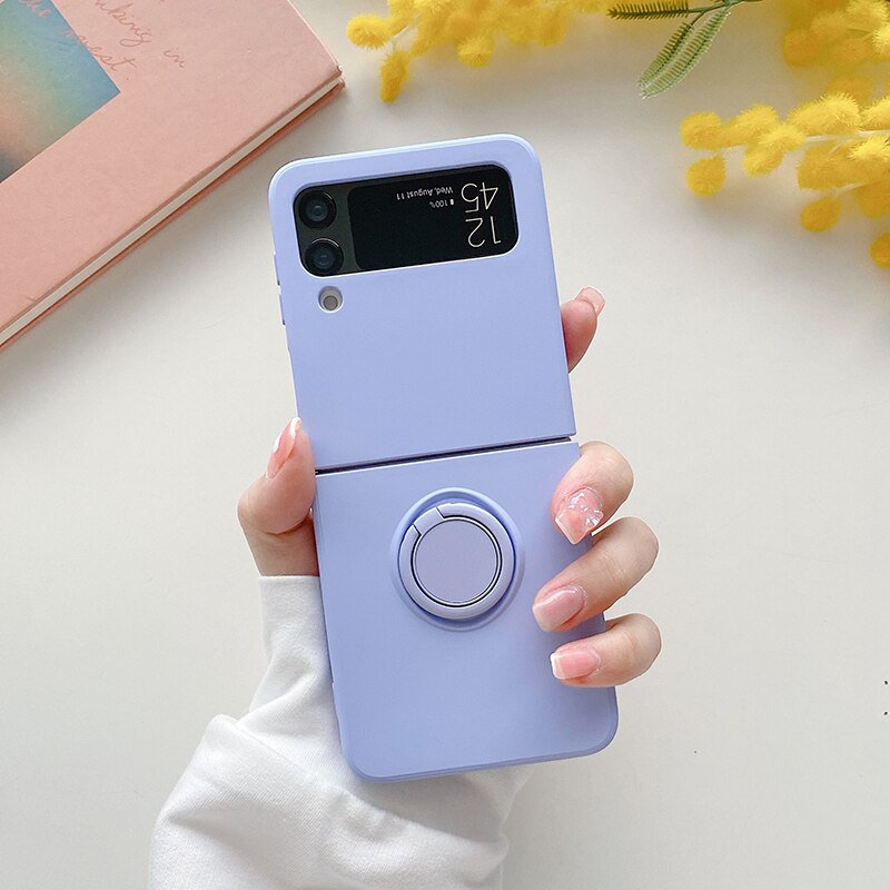 Case with Magnetic Ring Holder for Samsung Galaxy Z Flip Series