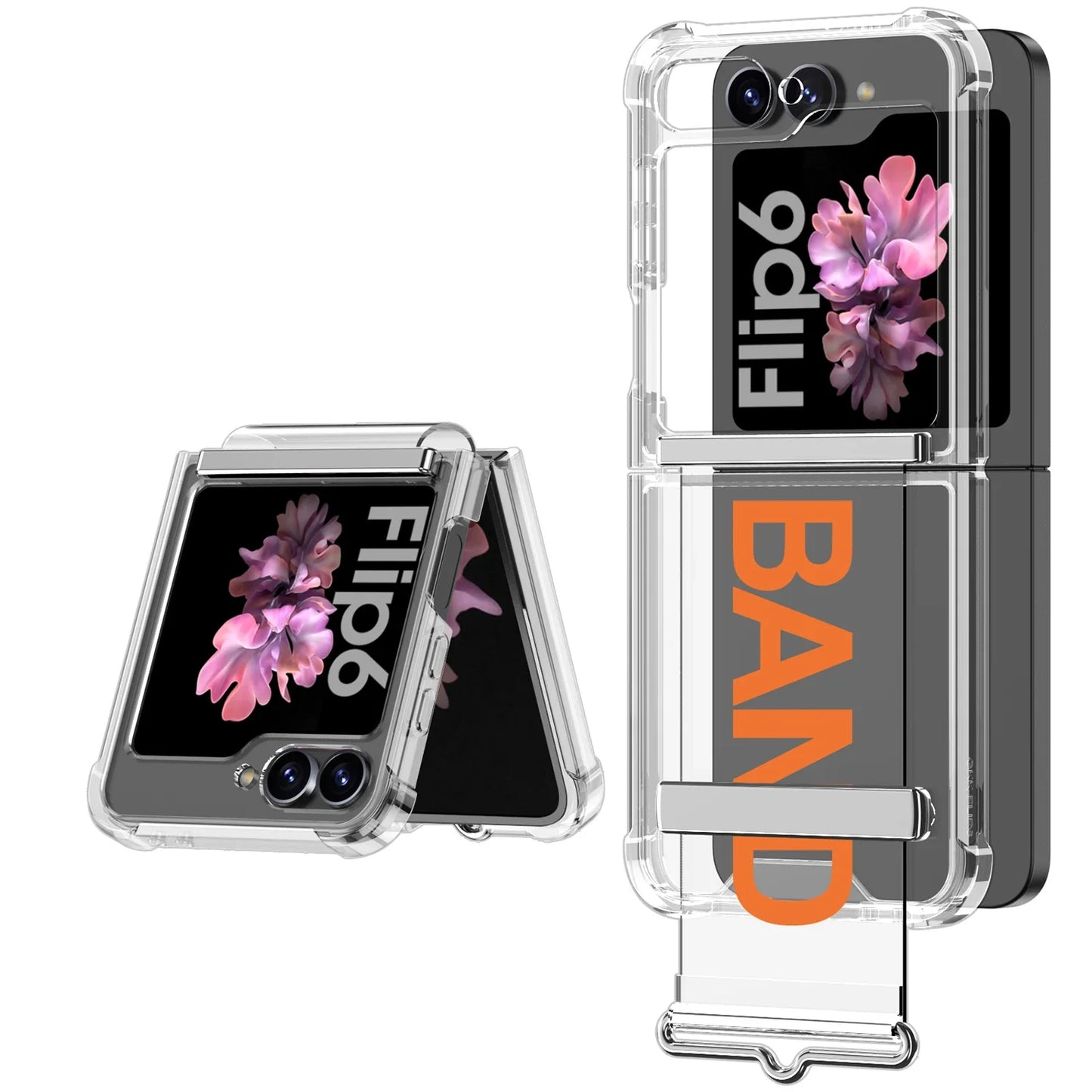 Transparent Shockproof Case for Samsung Galaxy Z Flip 7 & 6