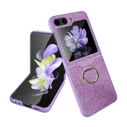 Luxury Colorful Case with Ring Bracket For Galaxy Z Flip Series