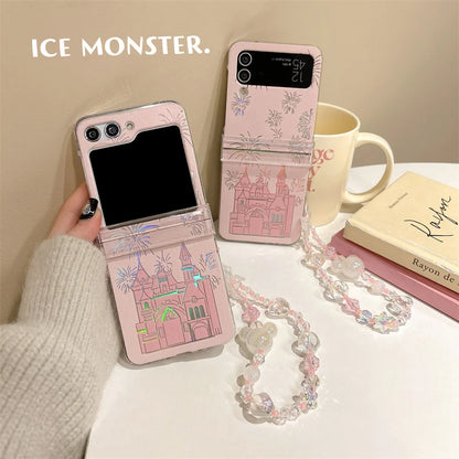 Cute Fireworks Laser Case for Samsung Galaxy Z Flip 7 & 6