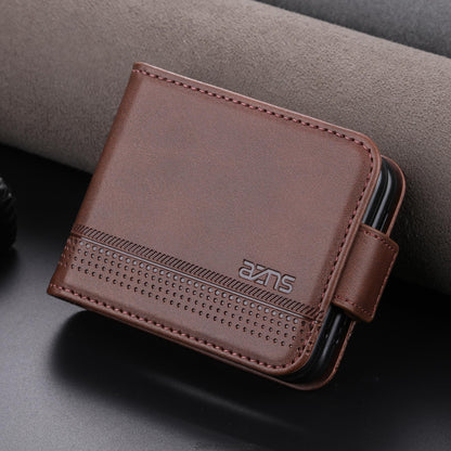Deluxe Magnetic Adsorption Leather Case for Samsung Galaxy Z Flip
