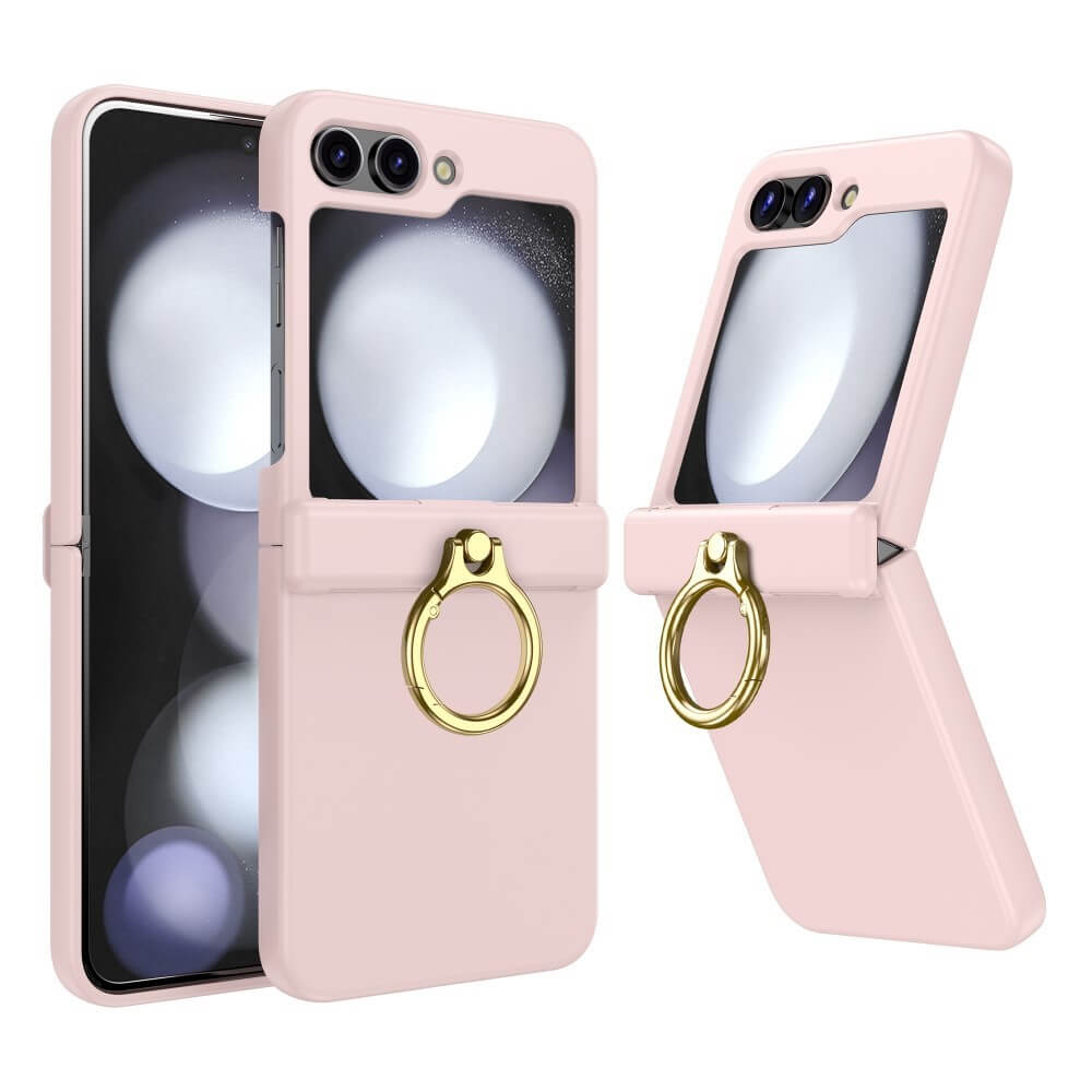 Shockproof Matte Case with Ring Holder For Samsung Galaxy Z Flip