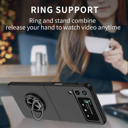 Ultra Thin Case with Magnetic Ring Bracket for Samsung Galaxy Z Flip