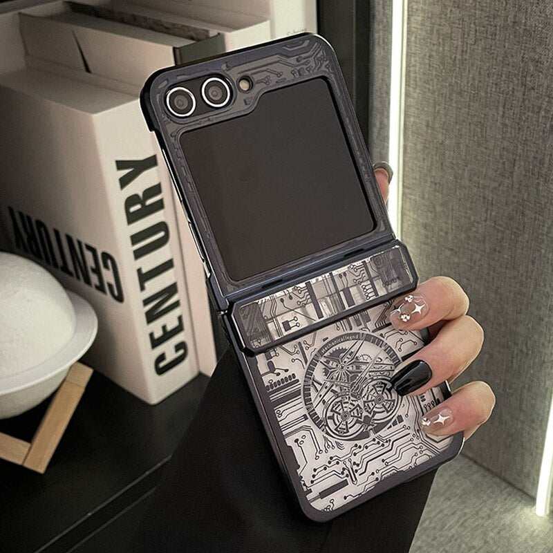 Circuit Pattern Case For Samsung Z Flip sERIES