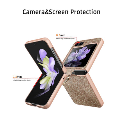 Luxury Colorful Case with Ring Bracket For Galaxy Z Flip Series