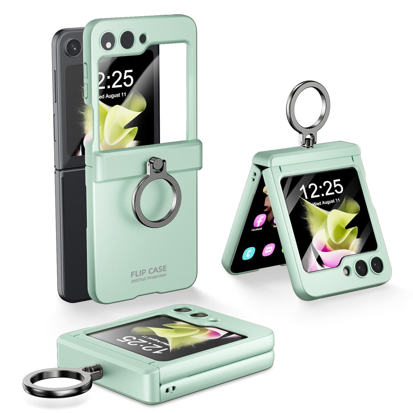 Shockproof Case with Ring Bracket for Samsung Galaxy Z Flip