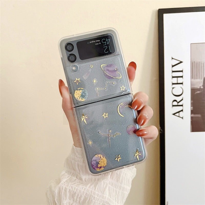 Cute 3D Stars Case For Samsung Galaxy Z Flip