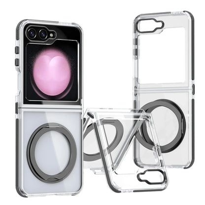 Transparent Shockproof Caase with Ring Holder for Samsung Galaxy Z Flip 7 & 6