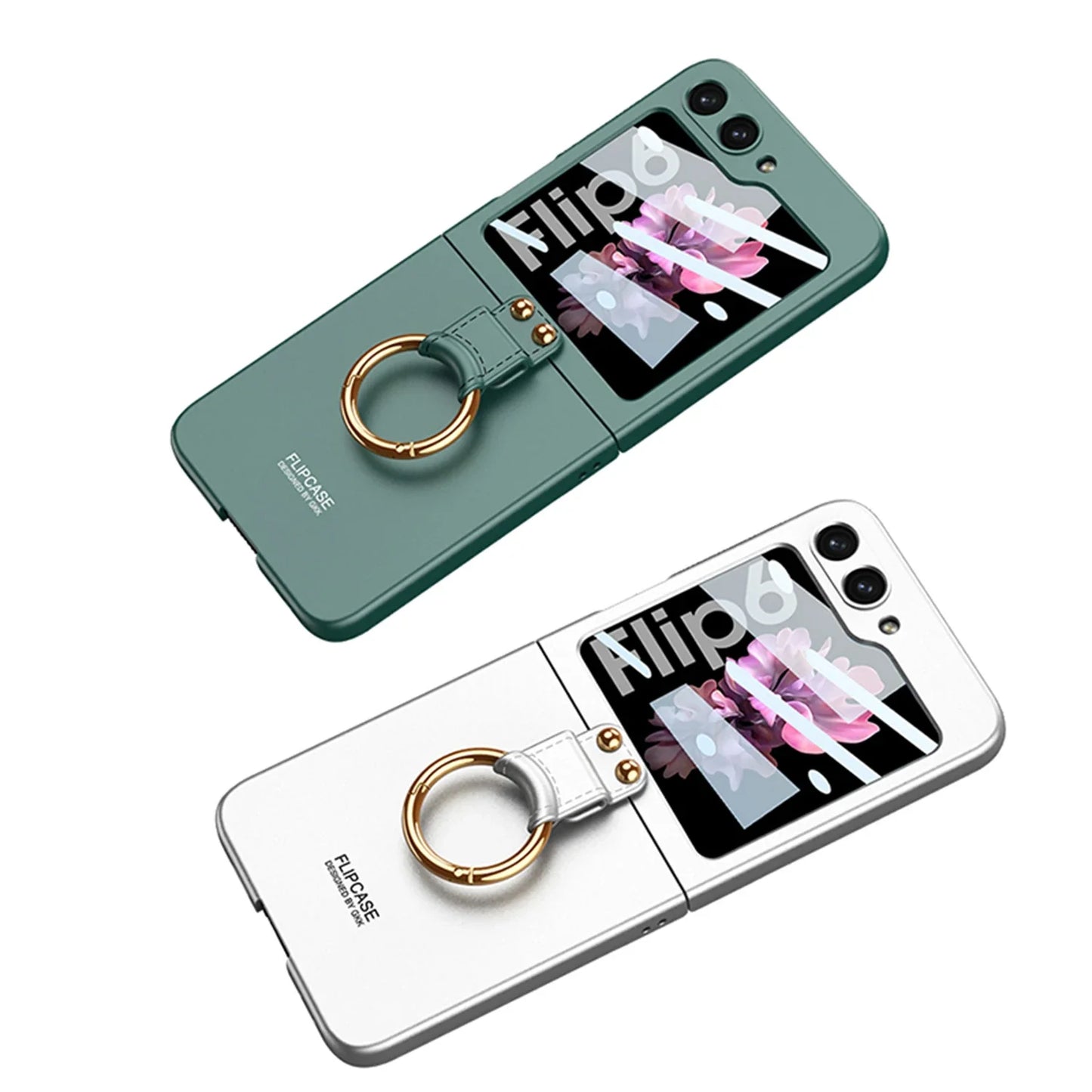 Ultra Thin Case with Ring Holder for Samsung Galaxy Z Flip 7 & 6