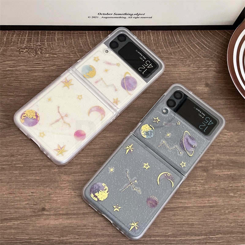 Cute 3D Stars Case For Samsung Galaxy Z Flip