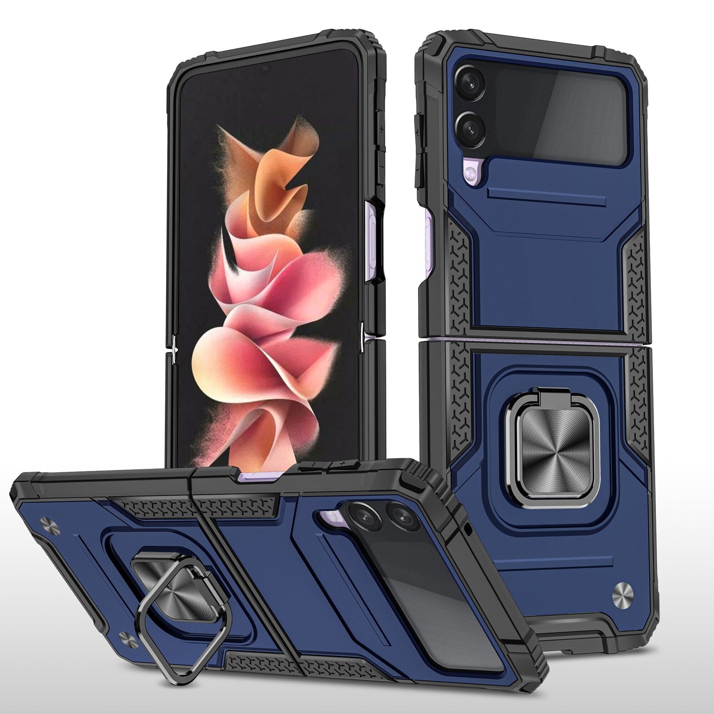 Shockproof Armor Case Stand for Samsung Galaxy Z Flip Series