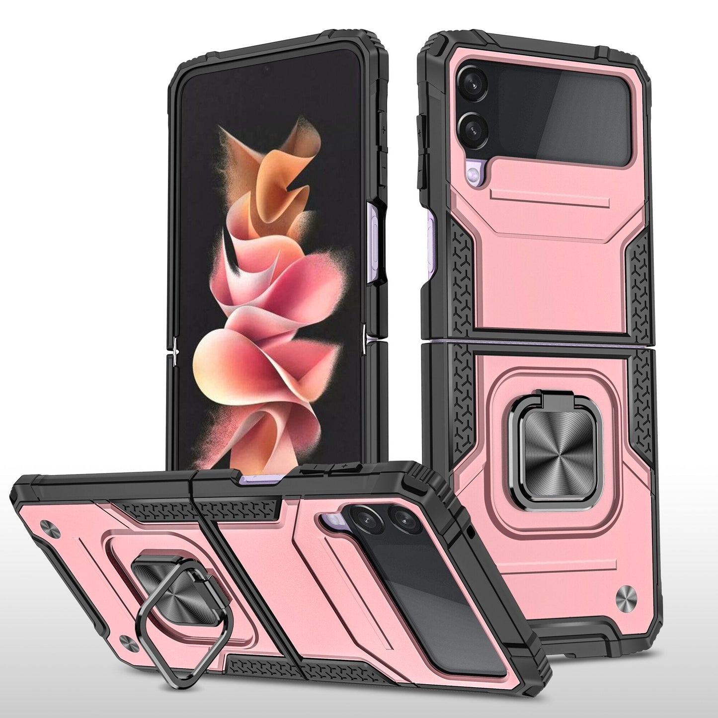 Shockproof Armor Case Stand for Samsung Galaxy Z Flip Series