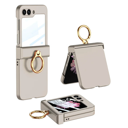 Ultra Thin Hard Case with Ring Holder for Samsung Galaxy Z Flip 7 & 6