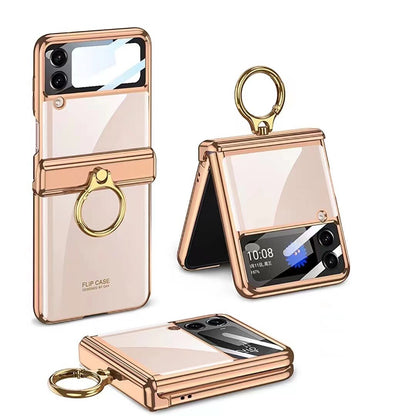 Plating transparent Case for Samsung Galaxy Z Flip 4