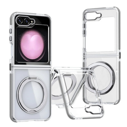 Transparent Shockproof Caase with Ring Holder for Samsung Galaxy Z Flip 7 & 6