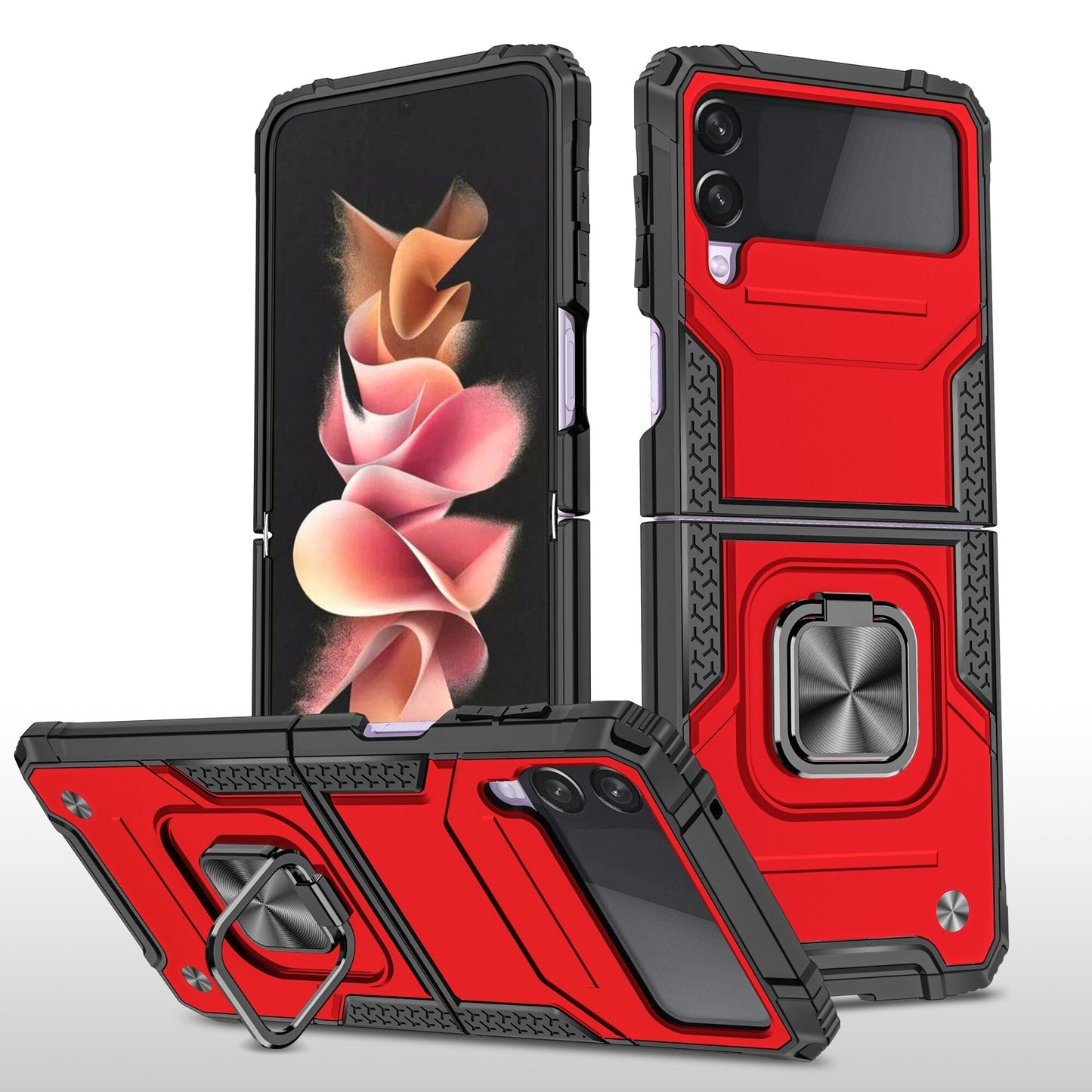 Shockproof Armor Case Stand for Samsung Galaxy Z Flip Series