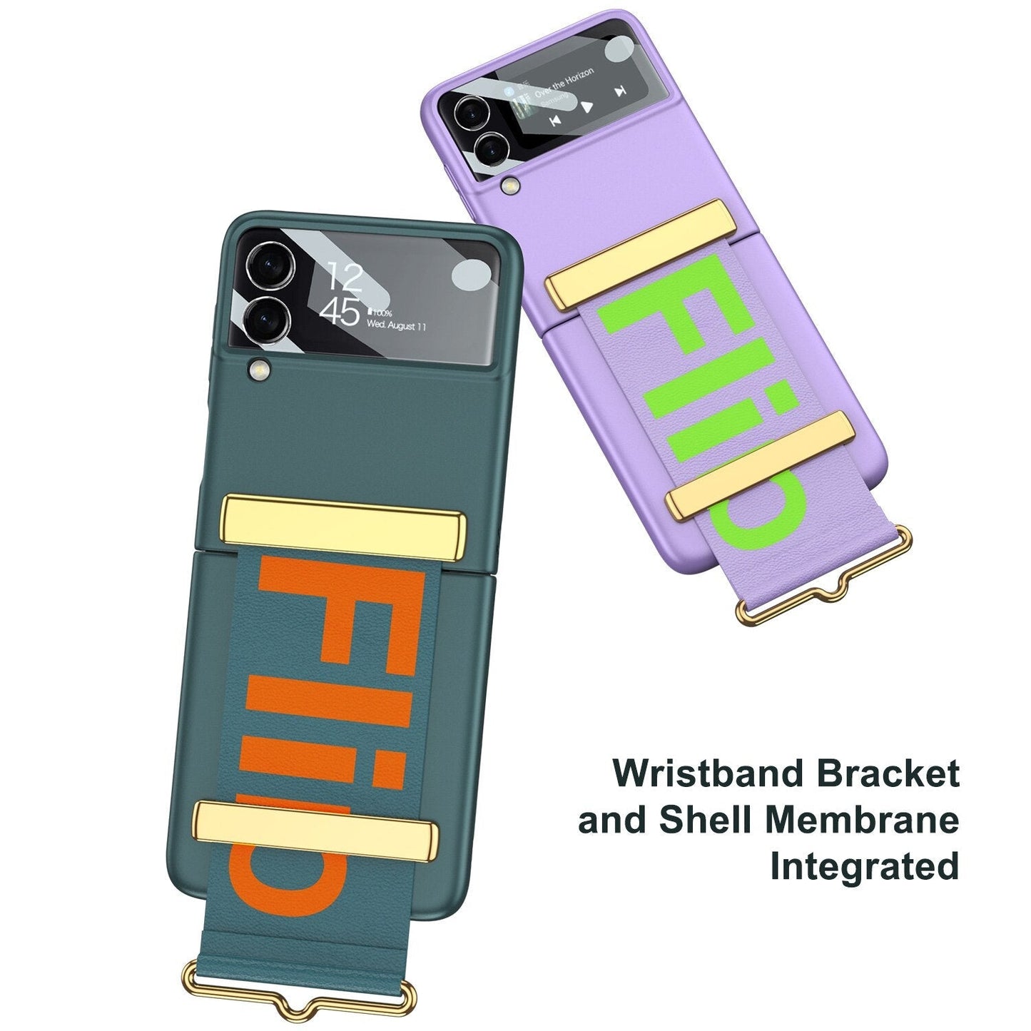 Wristband Bracket Case For Samsung Galaxy Z Flip