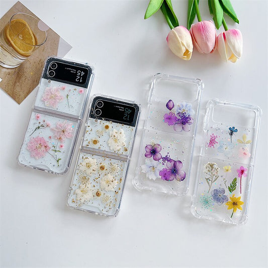 Bling Colorful Flower Case for Samsung Galaxy Z Flip