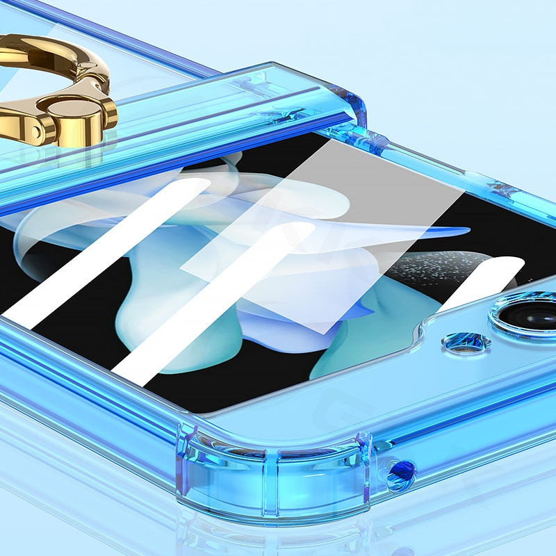 Luxury Hard Case With Ring for Samsung Galaxy Z Flip