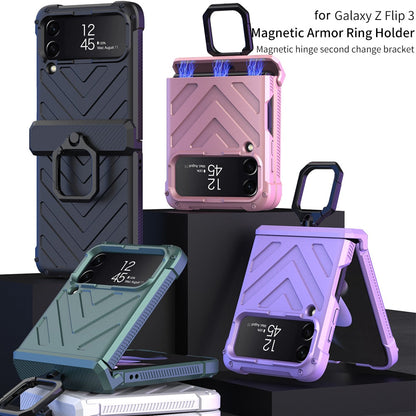 Magnetic Armor Shockproof Case For Samsung Galaxy Z Flip Series