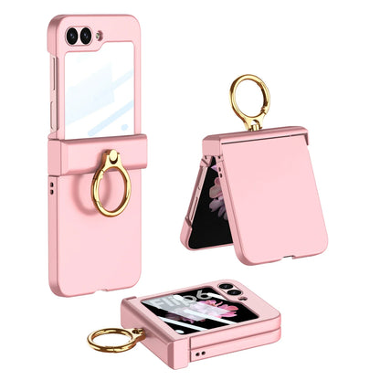 Ultra Thin Hard Case with Ring Holder for Samsung Galaxy Z Flip 7 & 6
