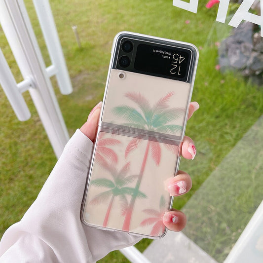 Simplicity Coconut Tree Phone Case For Samsung Galaxy Z Flip Series