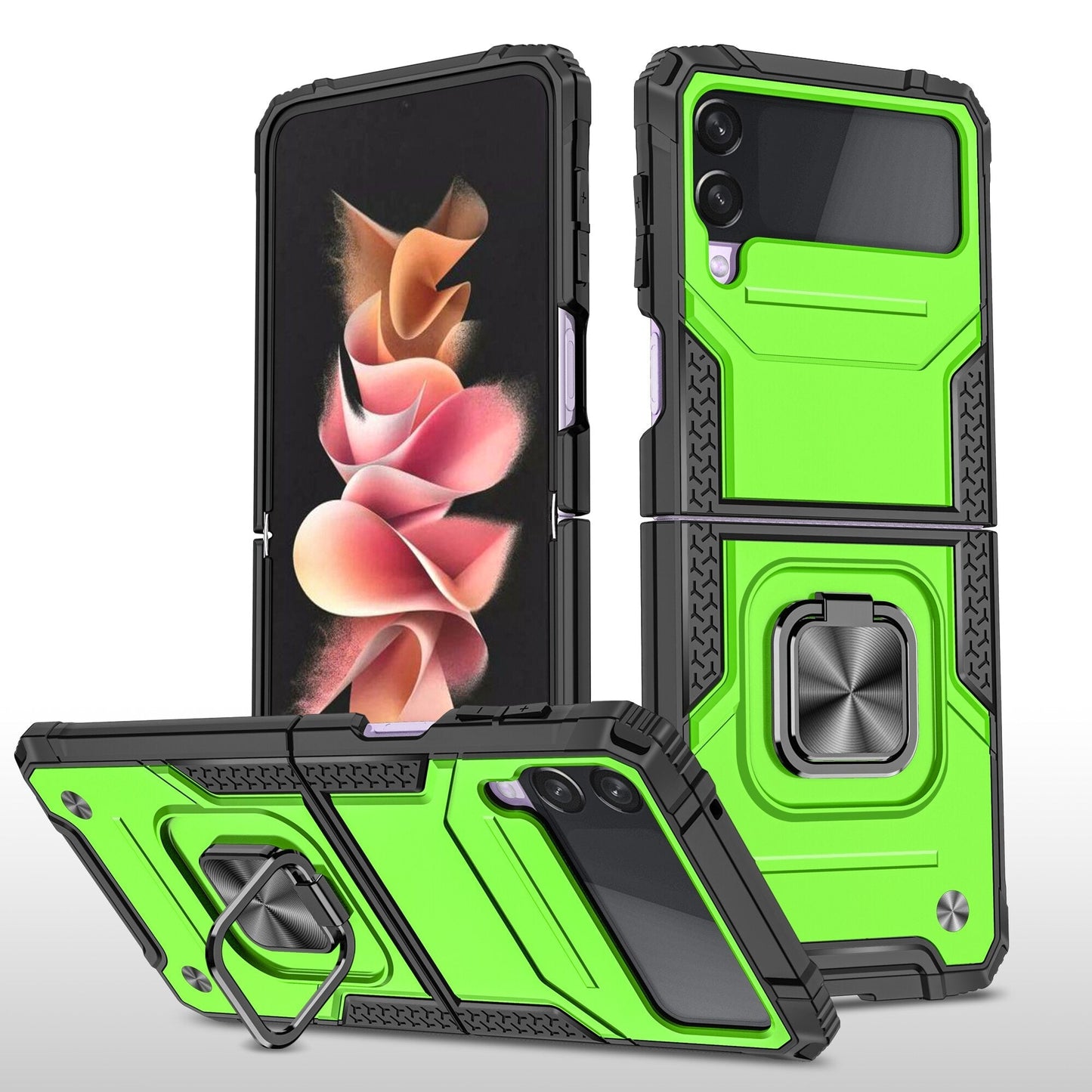 Shockproof Armor Case Stand for Samsung Galaxy Z Flip Series