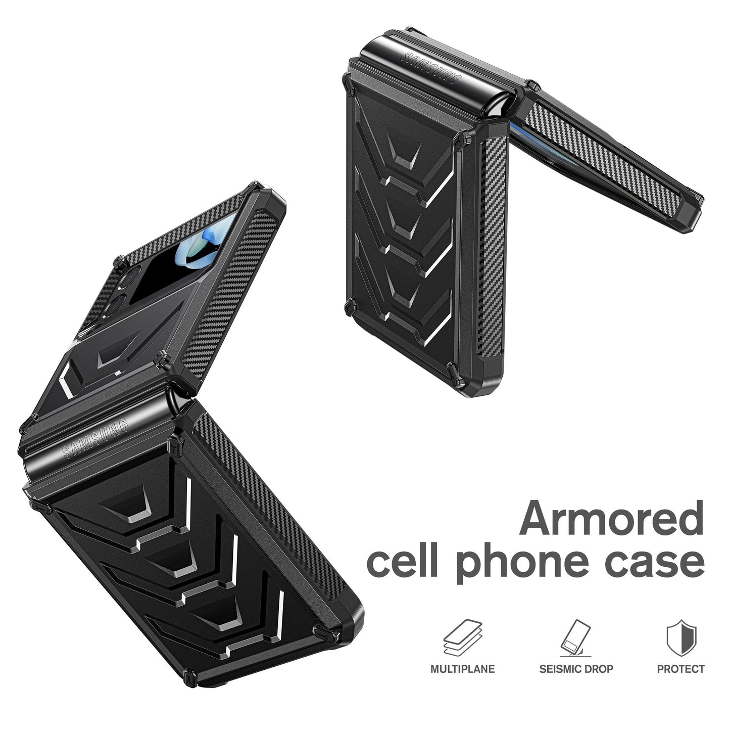 Shockproof Armor Case For Samsung Galaxy Z Flip Series