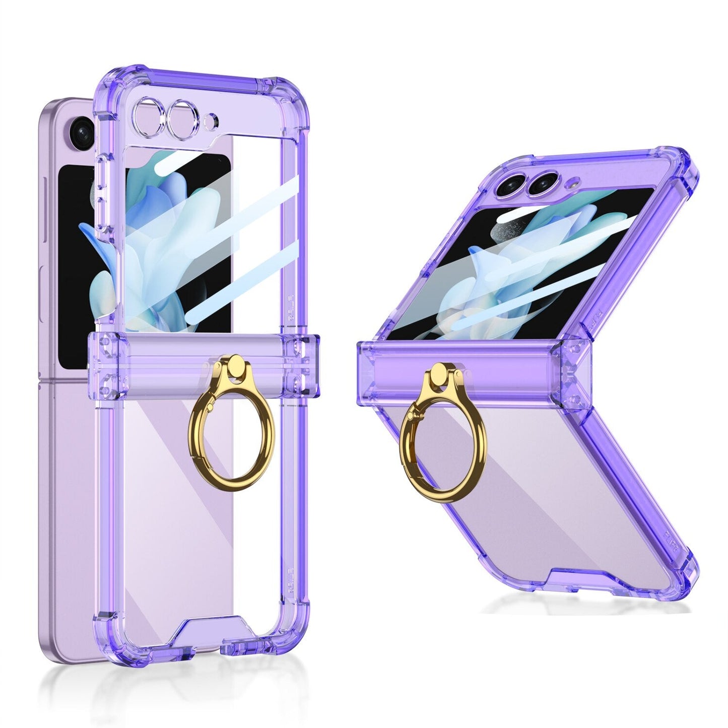 Luxury Hard Case With Ring for Samsung Galaxy Z Flip