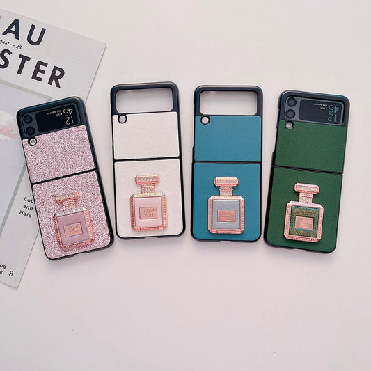 Luxury Case With Perfume Bottle Bracket for Samsung Galaxy Z Flip 4
