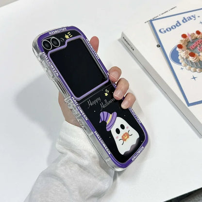Happy Halloween Ghost Case for Samsung Galaxy Z Flip 4/5/6/7