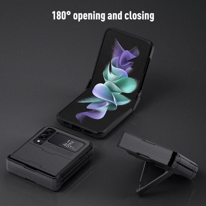 Shockproof Armor Case with Bracket Stand for Samsung Galaxy Z Flip Series