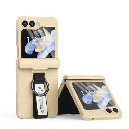 Full Protection Matte Case with Strap For Samsung Galaxy Z Flip 5 & 4