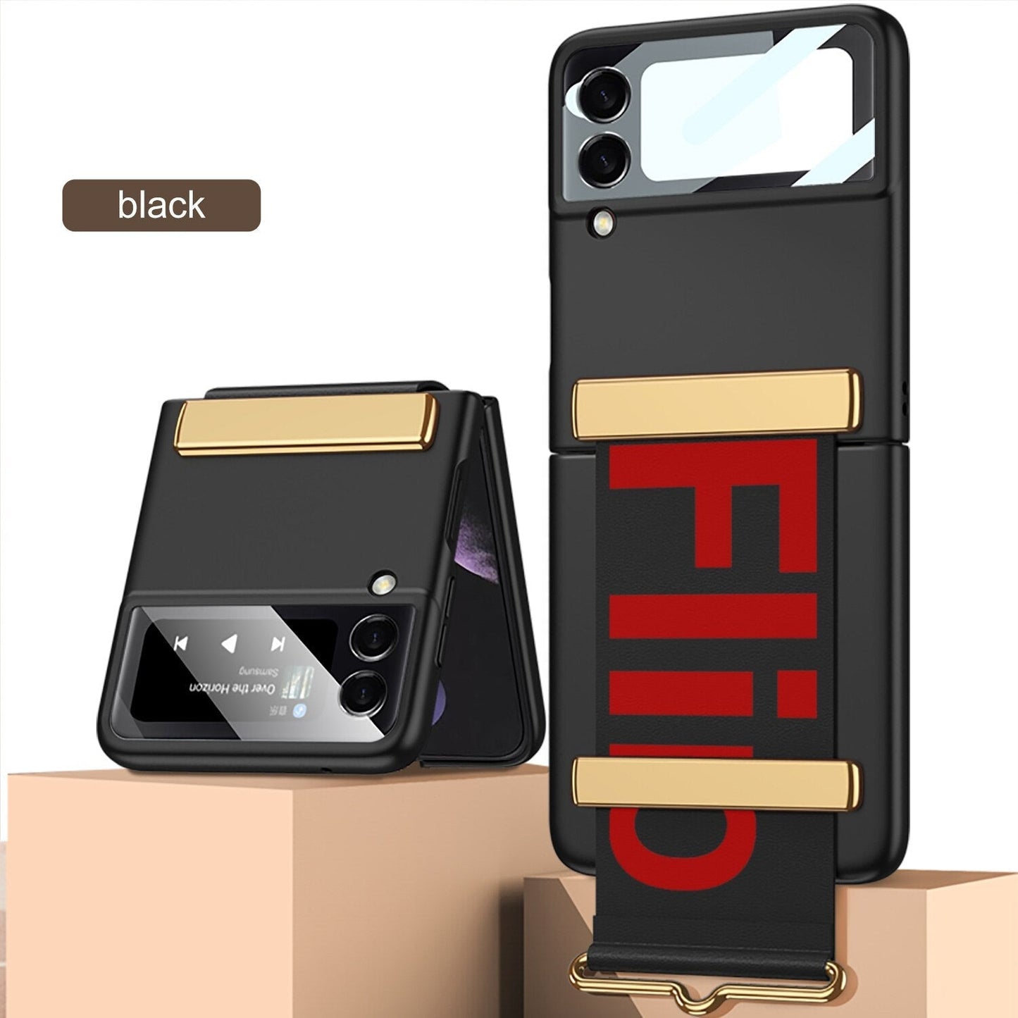 Wristband Bracket Case For Samsung Galaxy Z Flip
