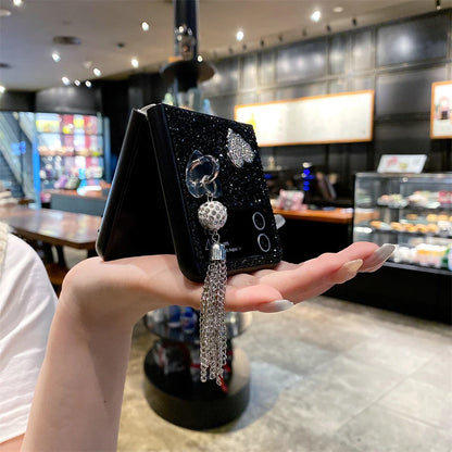 Luxury Heart Diamond Case for Samsung Galaxy Z Flip 7 & 6
